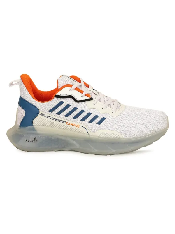 DECCAN White Men's Running Shoes sold by Campus Shoes