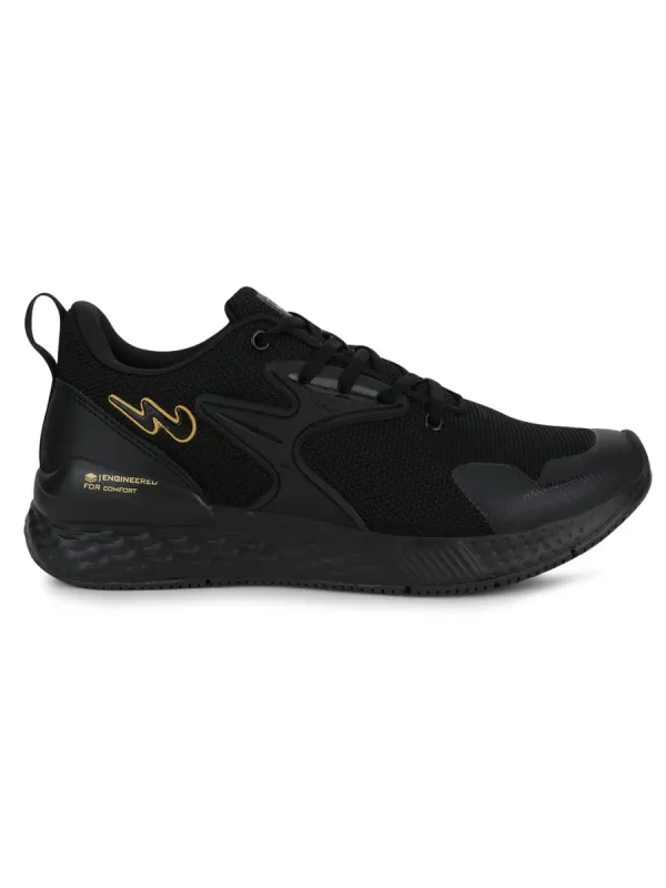 SIMON PRO Black Men's Running Shoes sold by Campus Shoes