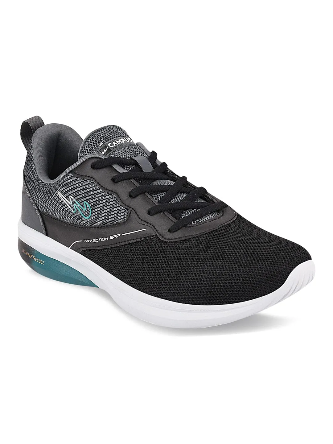 CAMP-RELISH Black Men's Running Shoes sold by Campus Shoes product image thumbnail 2