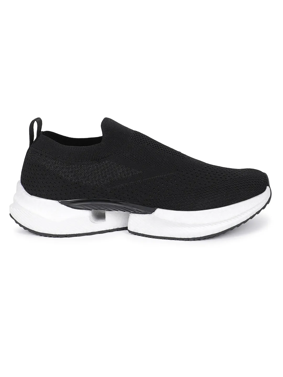 KARP Black Men's Walking Shoes sold by Campus Shoes