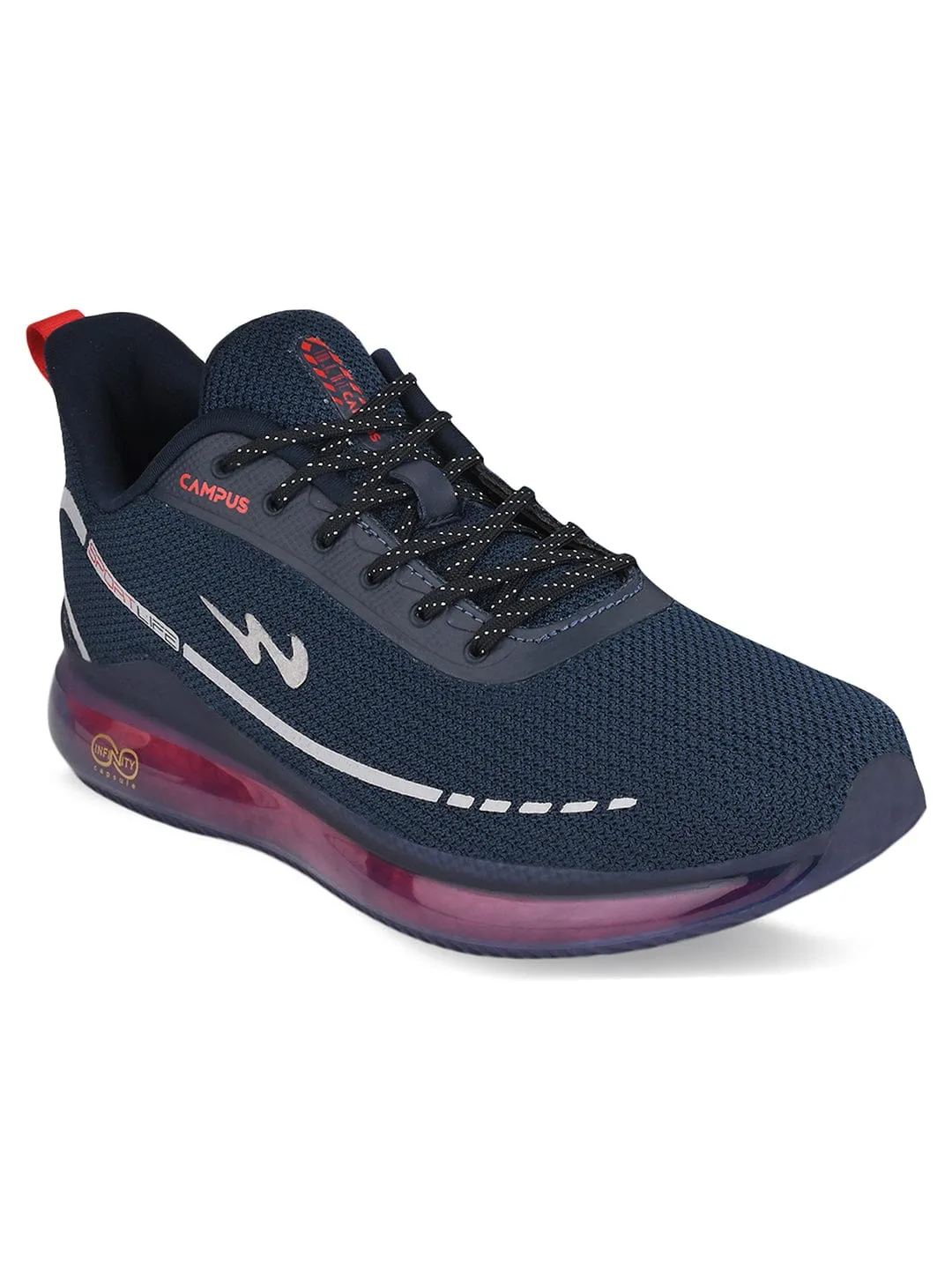 SENSOR Navy Men's Running Shoes sold by Campus Shoes product image thumbnail 2