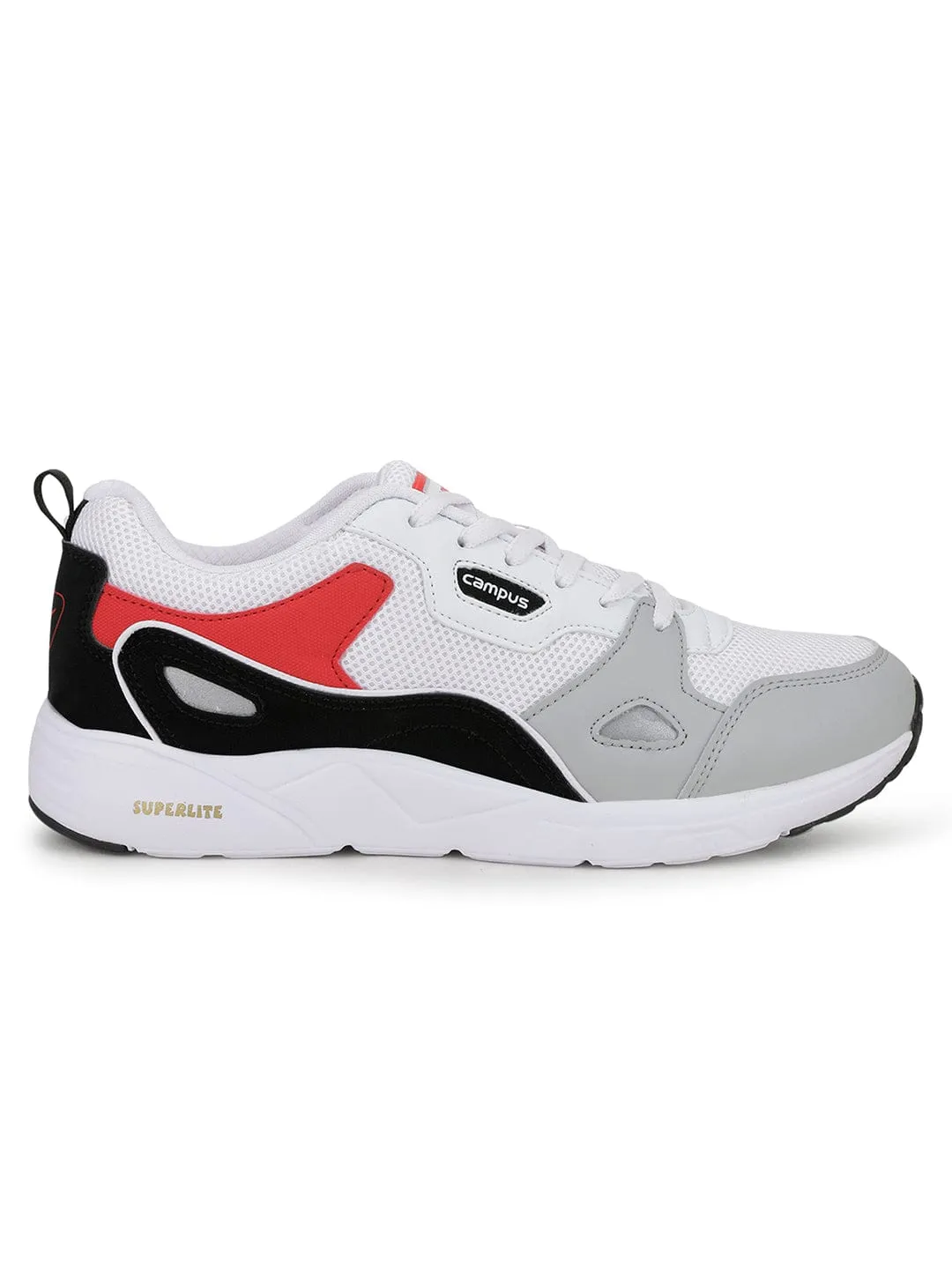 WISDOM White Men's Running Shoes sold by Campus Shoes