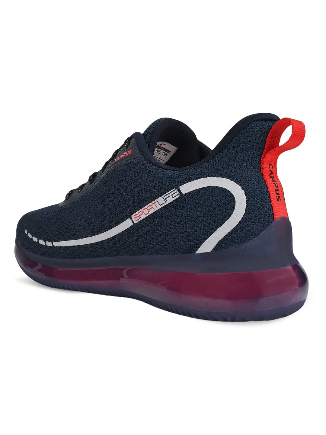 SENSOR Navy Men's Running Shoes sold by Campus Shoes product image thumbnail 3