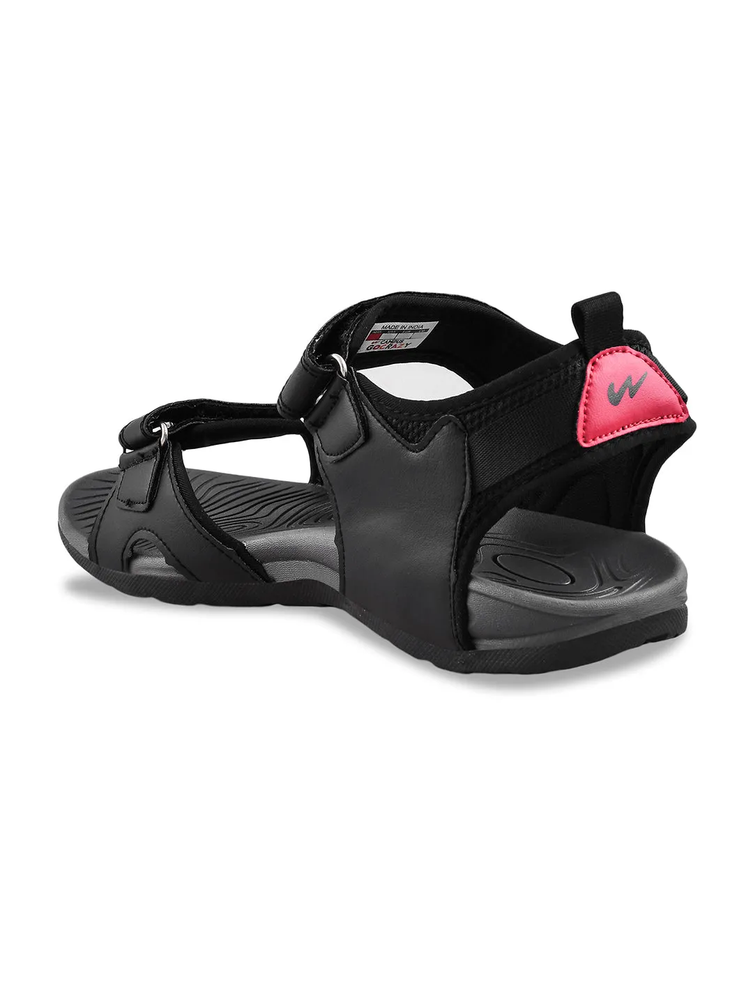 GC-22105 Black Men's Sandals sold by Campus Shoes product image thumbnail 3