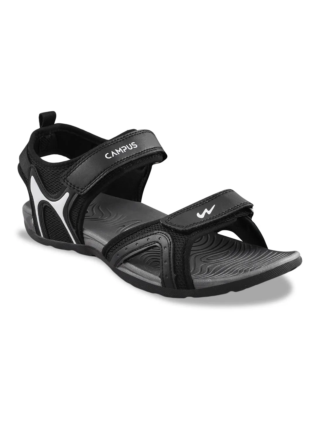 GC-22105 Black Men's Sandals sold by Campus Shoes product image thumbnail 2