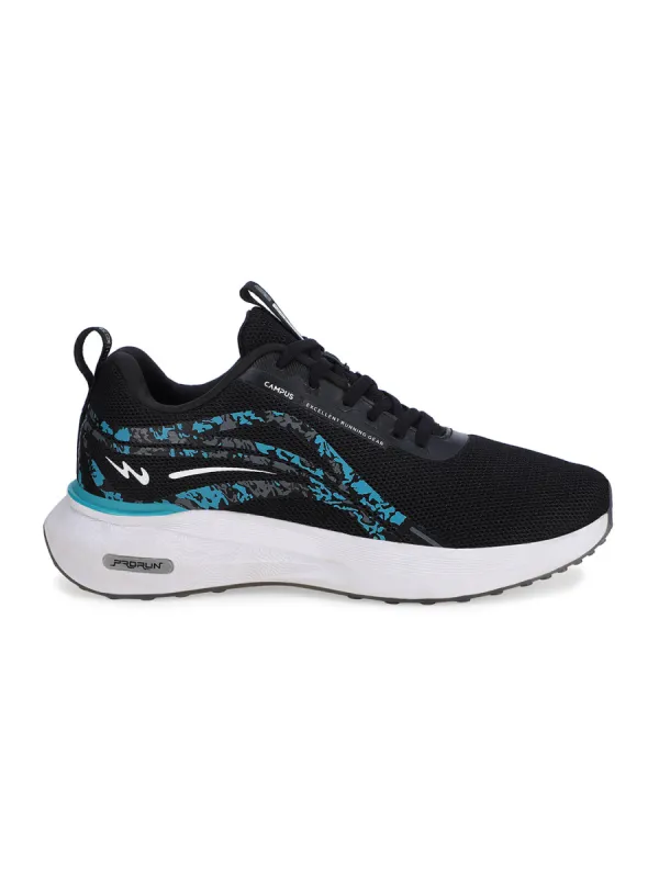 SIGNAL Black Men's Running Shoes sold by Campus Shoes