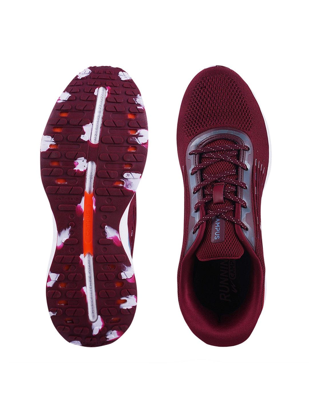 RAMPAGE Red Men's Running Shoes sold by Campus Shoes product image thumbnail 4