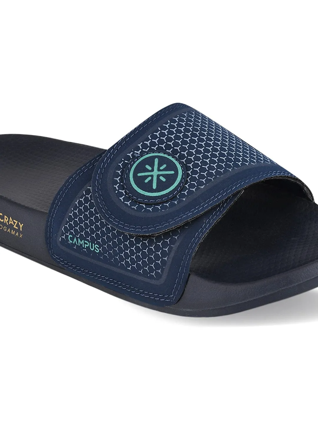 SL-407A Navy Men's Slides sold by Campus Shoes product image thumbnail 5