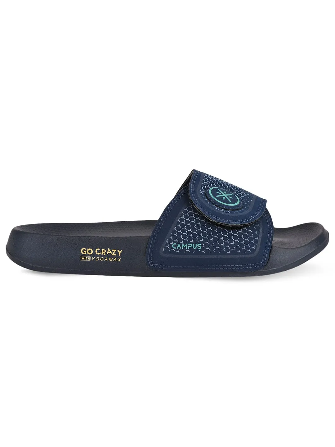SL-407A Navy Men's Slides sold by Campus Shoes product image thumbnail 2