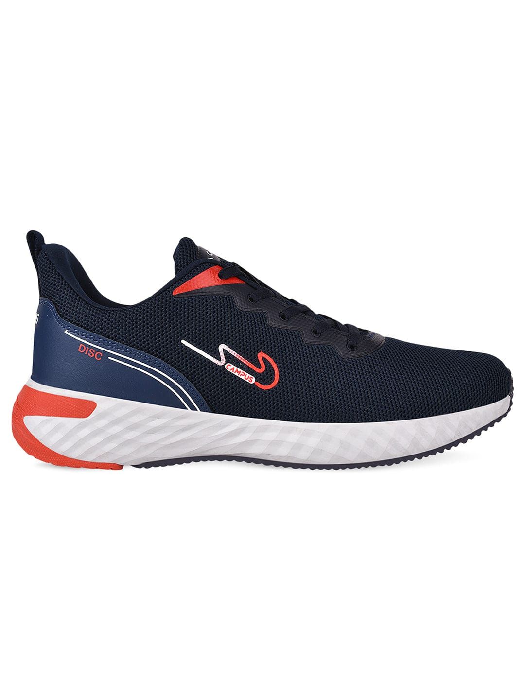 DISC Navy Men's Running Shoes sold by Campus Shoes