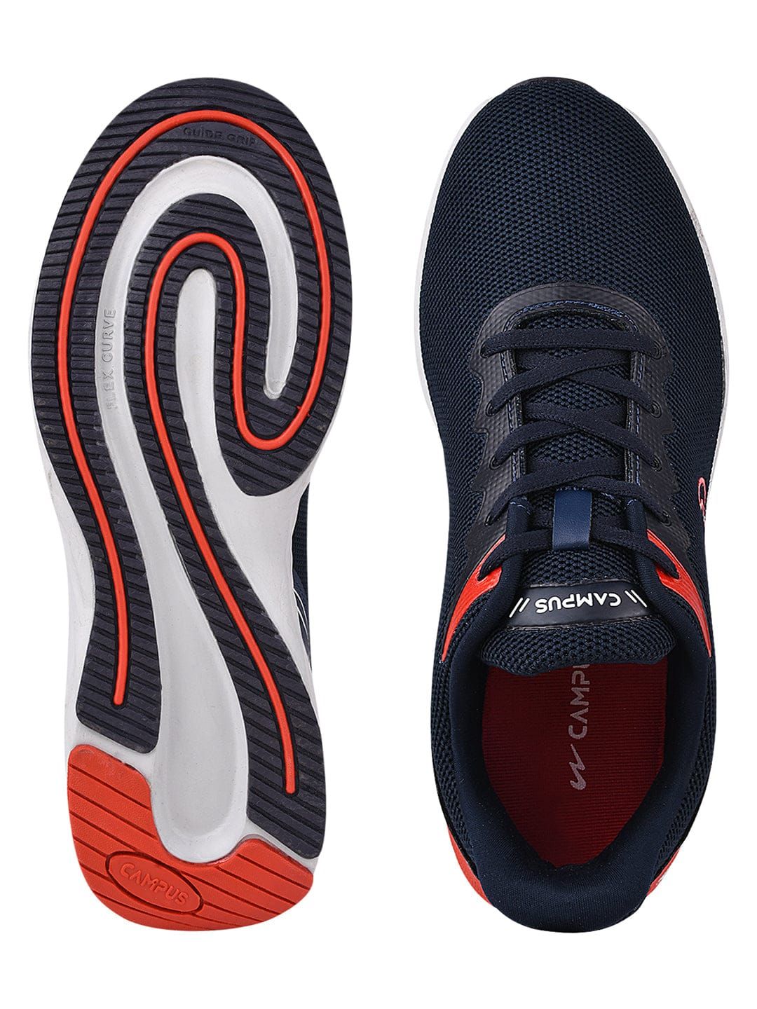 DISC Navy Men's Running Shoes sold by Campus Shoes product image thumbnail 3
