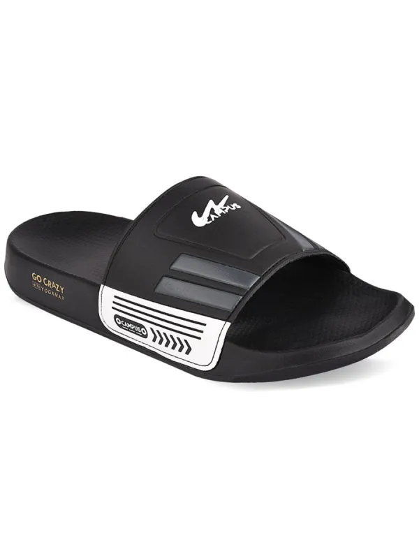 SL-428 Black Men's Slides sold by Campus Shoes