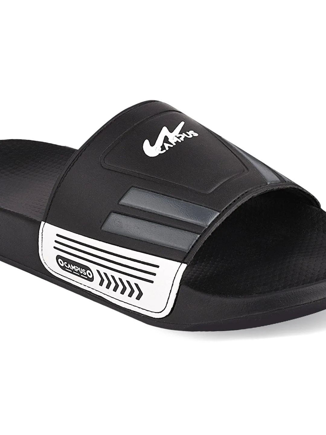 SL-428 Black Men's Slides sold by Campus Shoes product image thumbnail 5