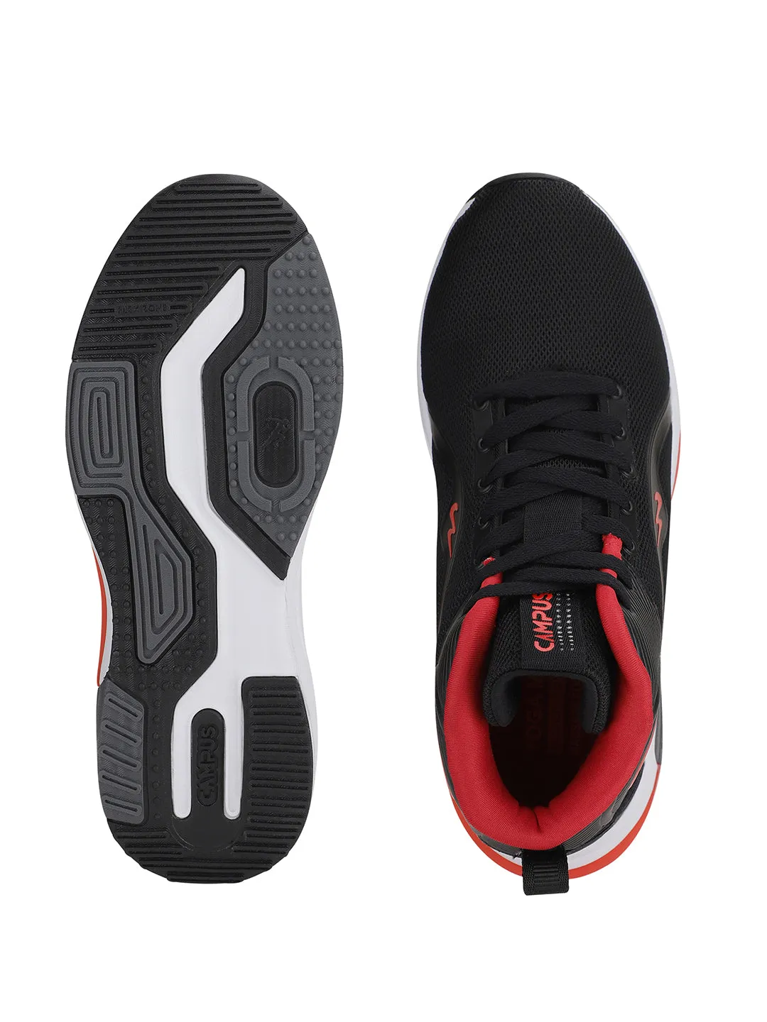 DOMS Black Men's Sneakers sold by Campus Shoes product image thumbnail 4