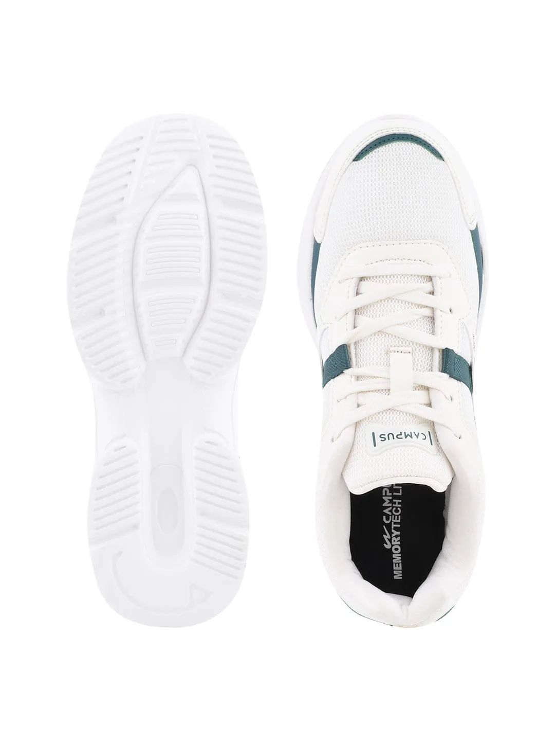 RAISE White Women's Sneakers sold by Campus Shoes product image thumbnail 4