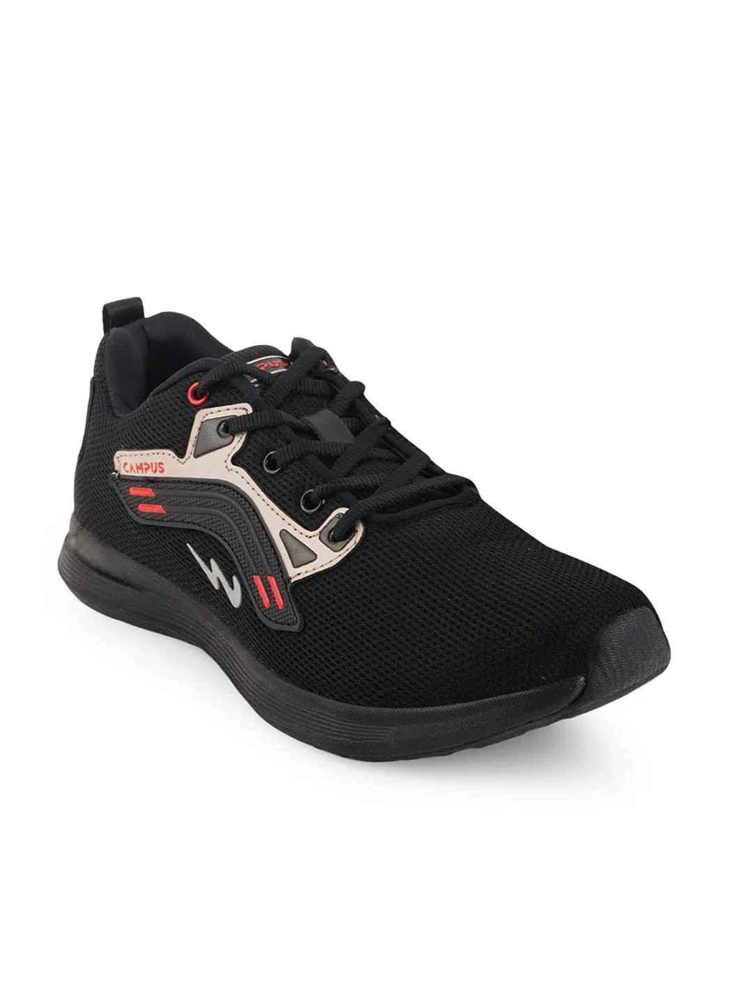 DALLIN MAX Black Men's Running Shoes sold by Campus Shoes product image thumbnail 2