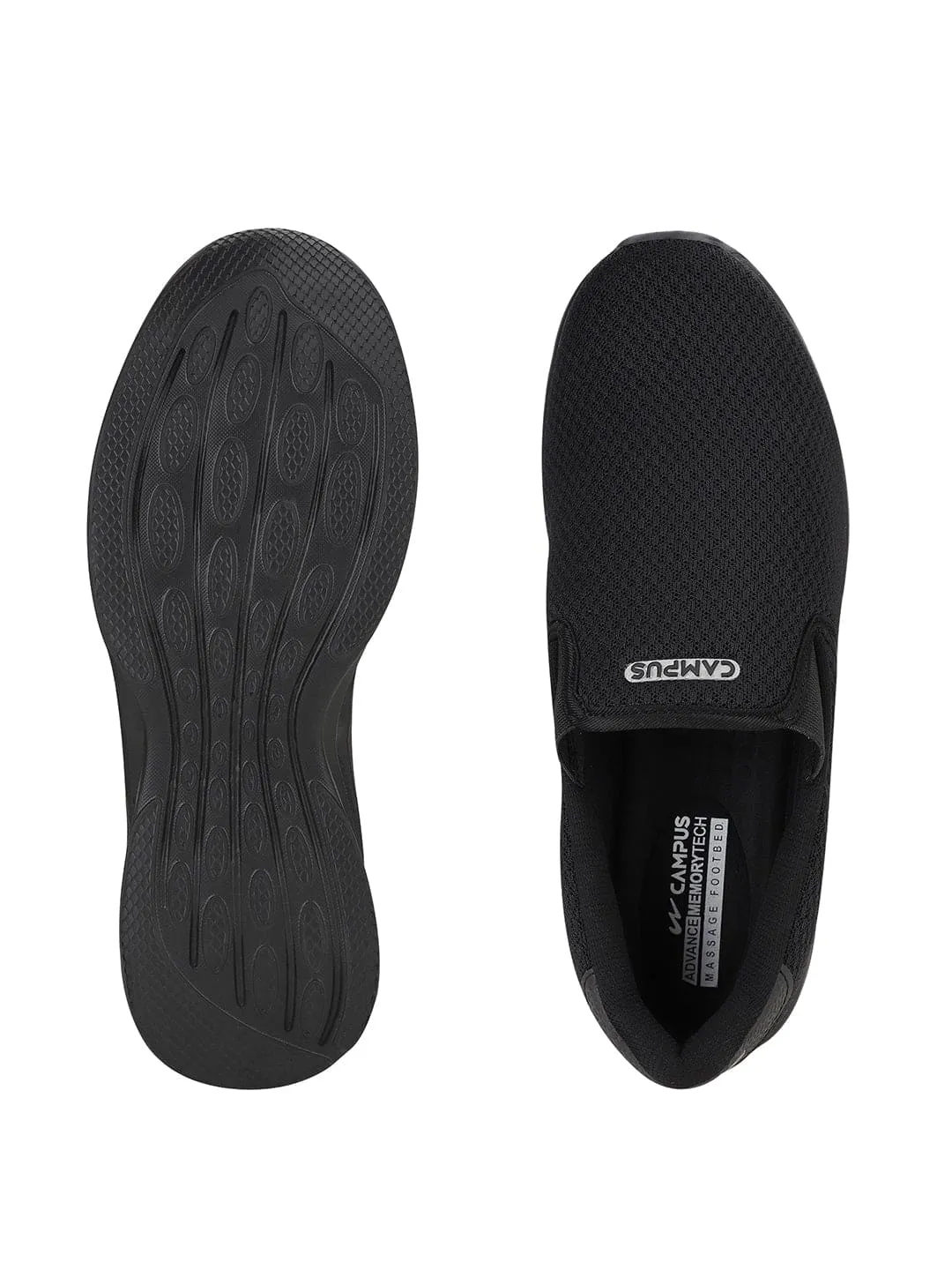 ABRIL Black Men's Walking Shoes sold by Campus Shoes product image thumbnail 4