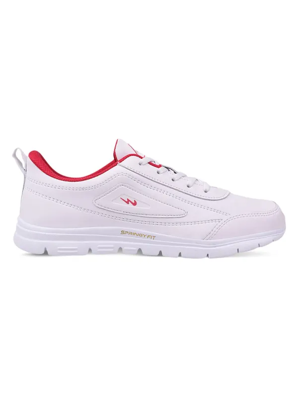 MAUVE White Women's Running Shoes sold by Campus Shoes