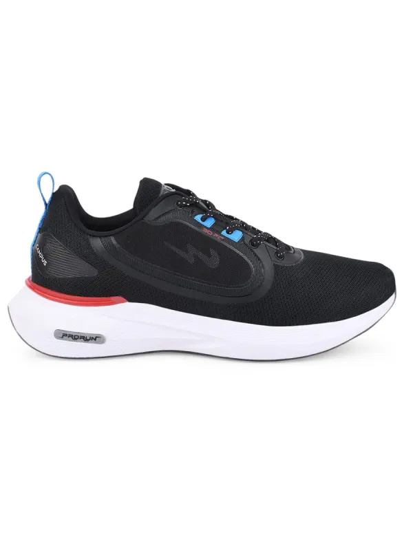 CAMP-JUBLIEE Black Men's Running Shoes sold by Campus Shoes