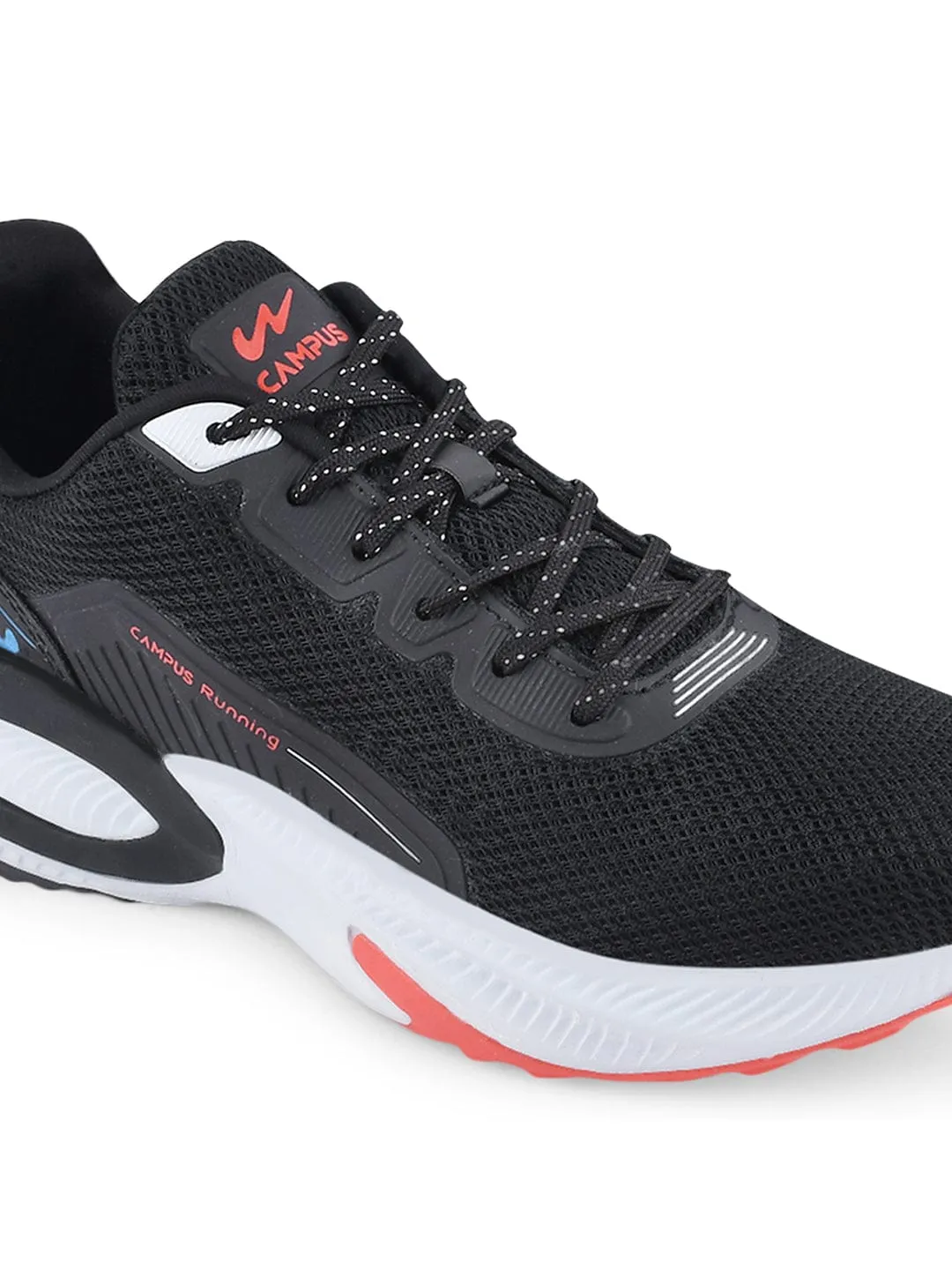 CAMP-HUSTUN Black Men's Running Shoes sold by Campus Shoes product image thumbnail 5