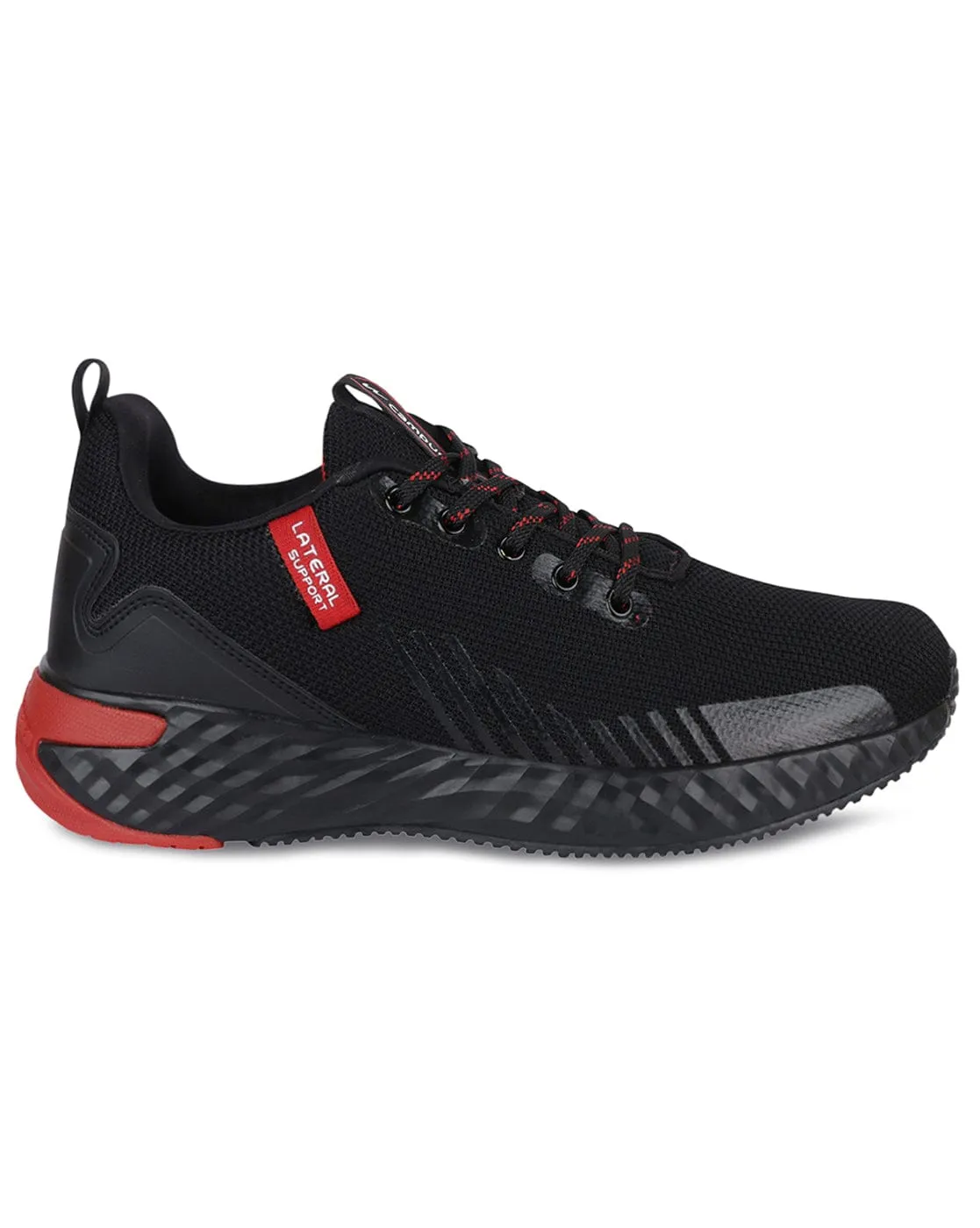 SIMBA PRO Black Men's Sports Shoes sold by Campus Shoes
