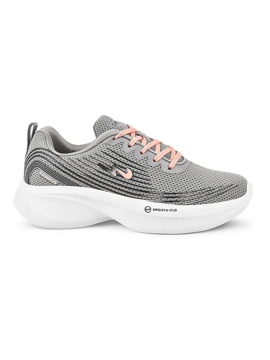 CAMP-LEX Grey Women's Sneakers sold by Campus Shoes
