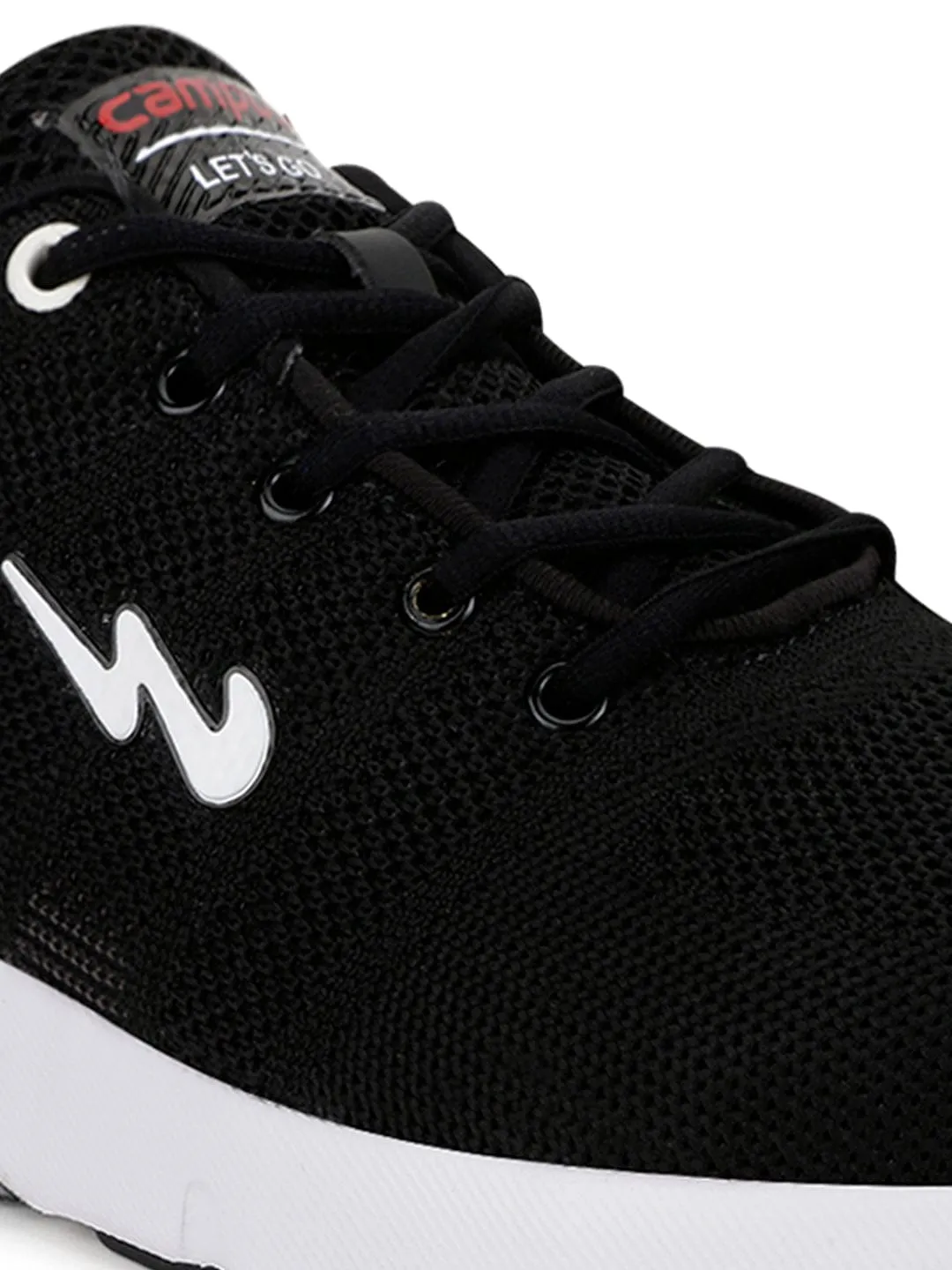 SYRUS Black Men's Running Shoes sold by Campus Shoes product image thumbnail 5