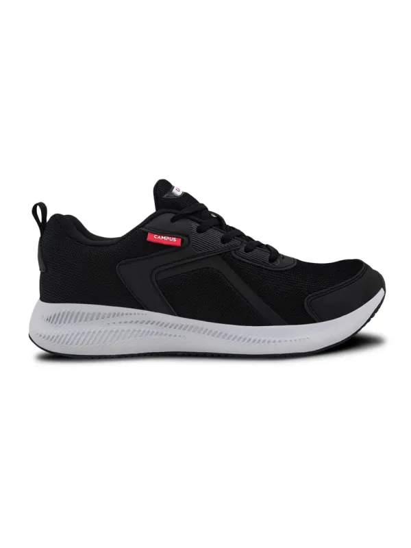 GROOV Black Men's Running Shoes sold by Campus Shoes