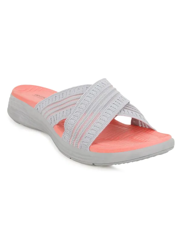 GC-SL-03L Grey Women's Slides sold by Campus Shoes