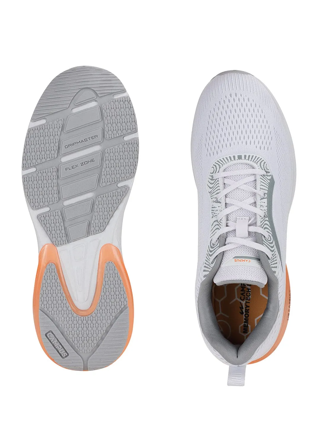 PHANTOM White Men's Sports Shoes sold by Campus Shoes product image thumbnail 5