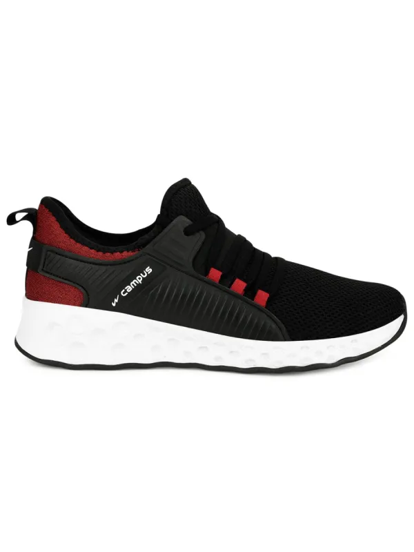 SELTOS Black Men's Running Shoes sold by Campus Shoes