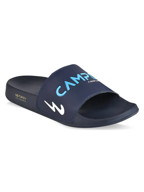SL-415 Navy Men's Slides sold by Campus Shoes
