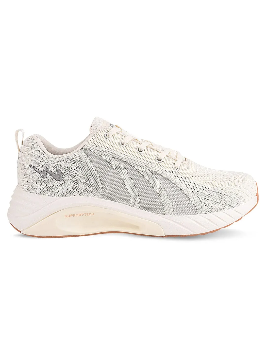 BENNETT Off White Men's Running Shoes sold by Campus Shoes