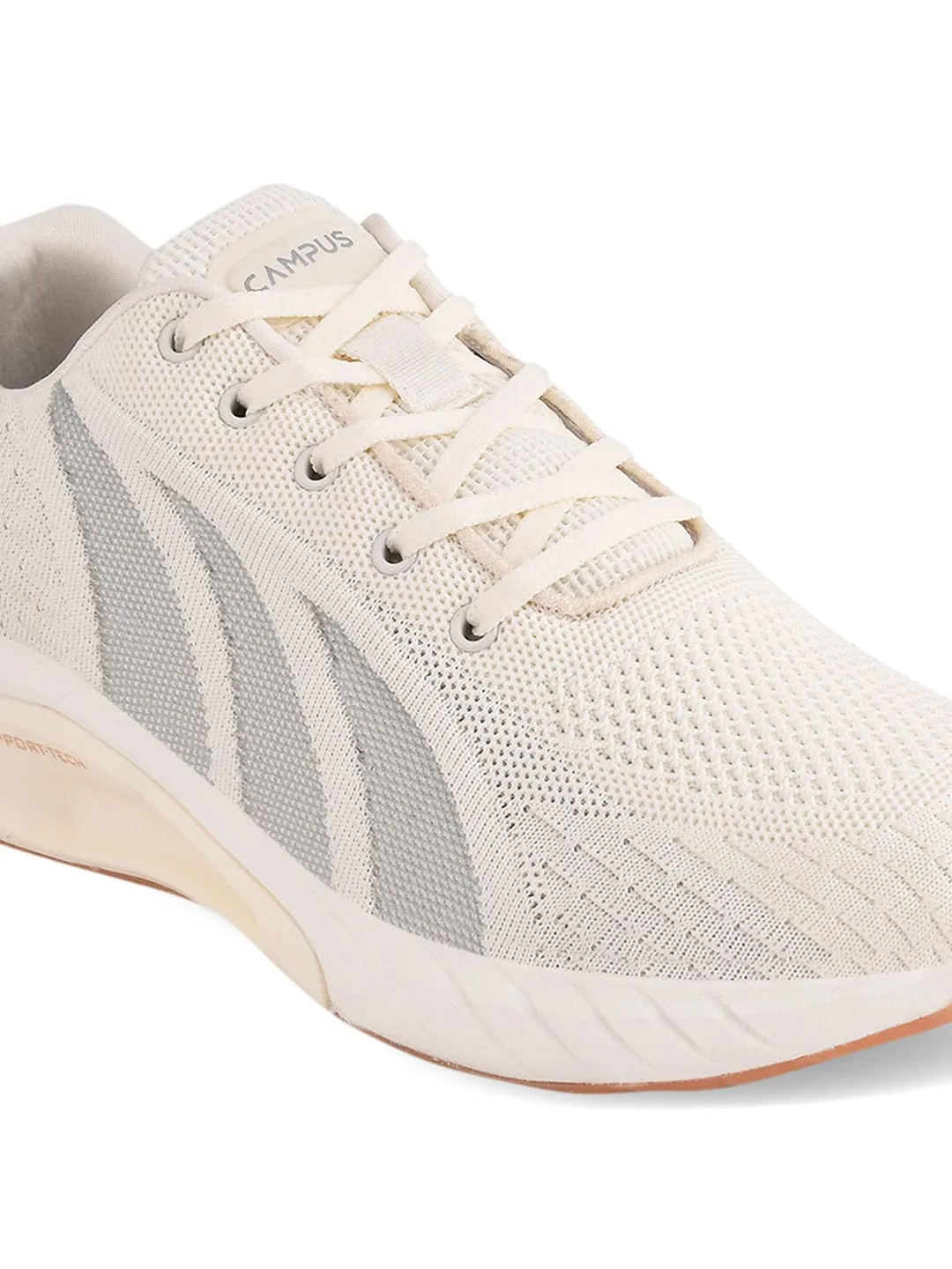 BENNETT Off White Men's Running Shoes sold by Campus Shoes product image thumbnail 5