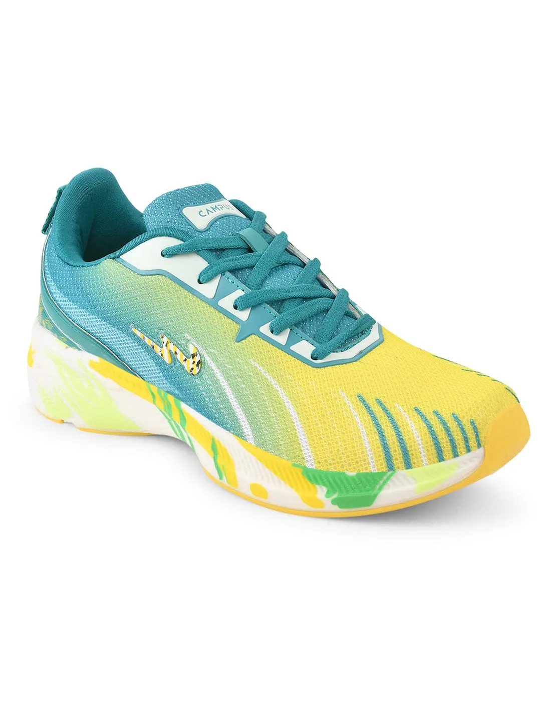 CAMP STREAK Yellow Women's Running Shoes sold by Campus Shoes product image thumbnail 2