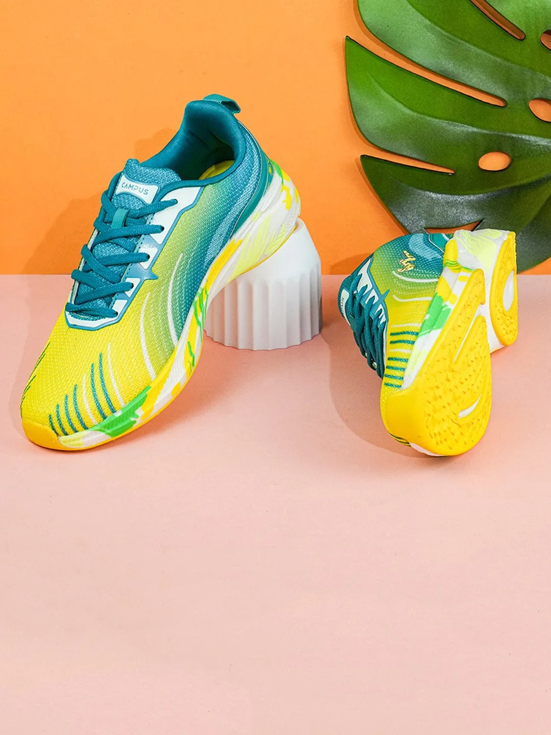 CAMP STREAK Yellow Women's Running Shoes sold by Campus Shoes product image thumbnail 5