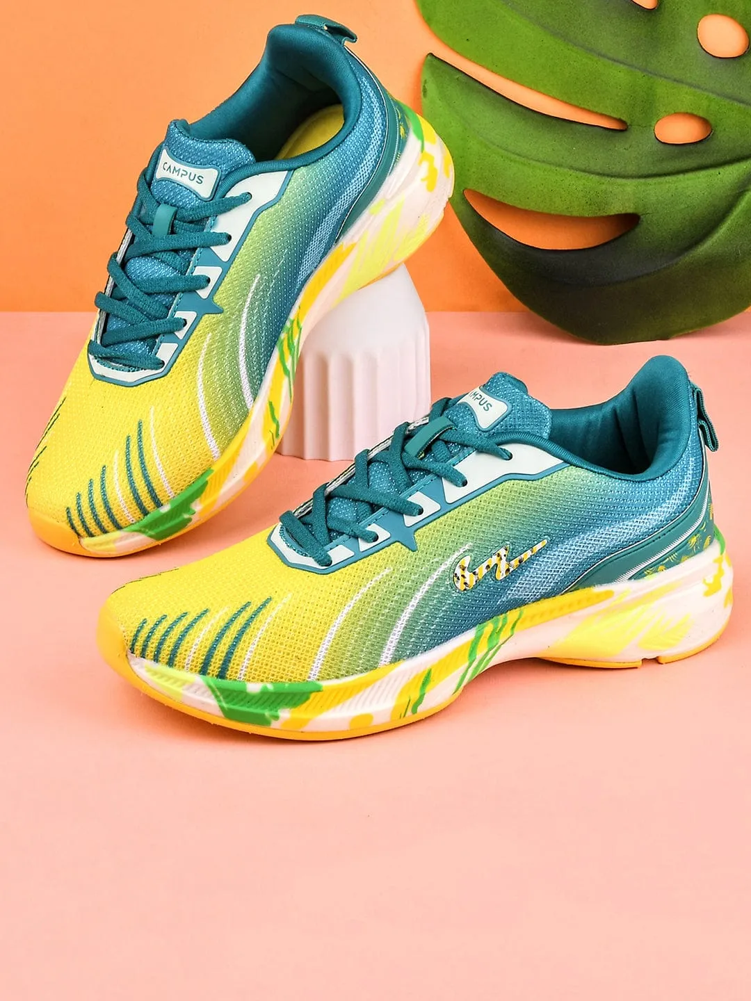 CAMP STREAK Yellow Women's Running Shoes sold by Campus Shoes product image thumbnail 4