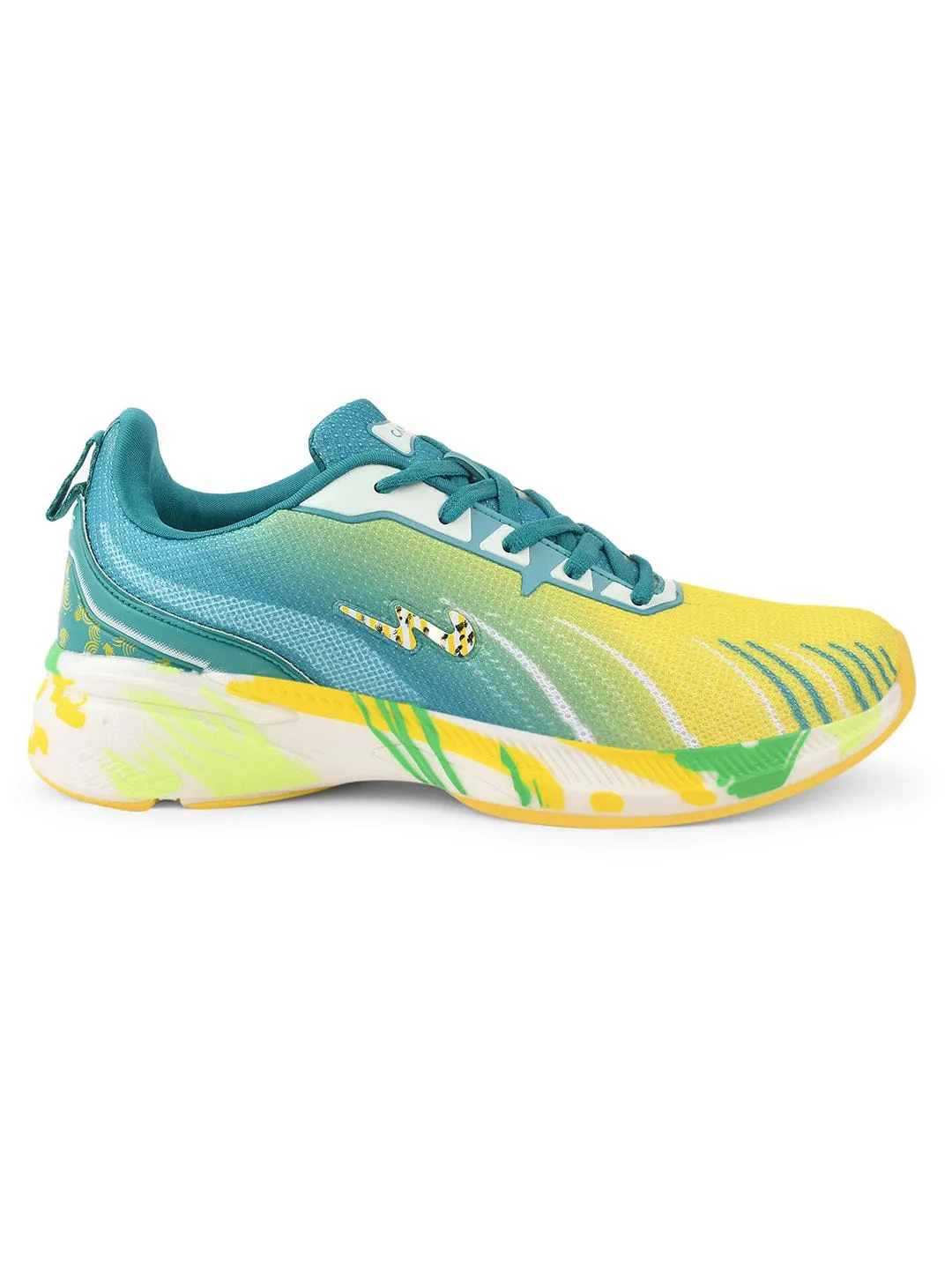 CAMP STREAK Yellow Women's Running Shoes sold by Campus Shoes