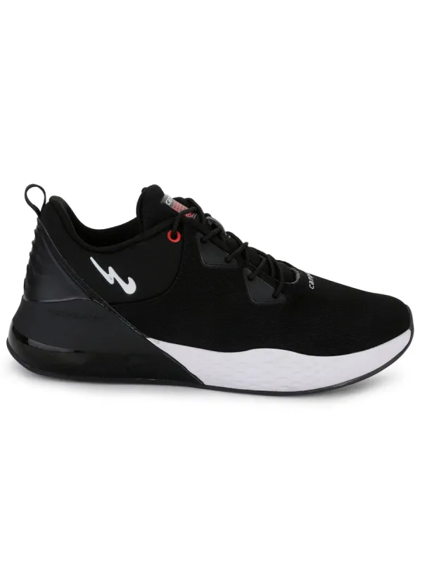 MILAN Black Men's Running Shoes sold by Campus Shoes