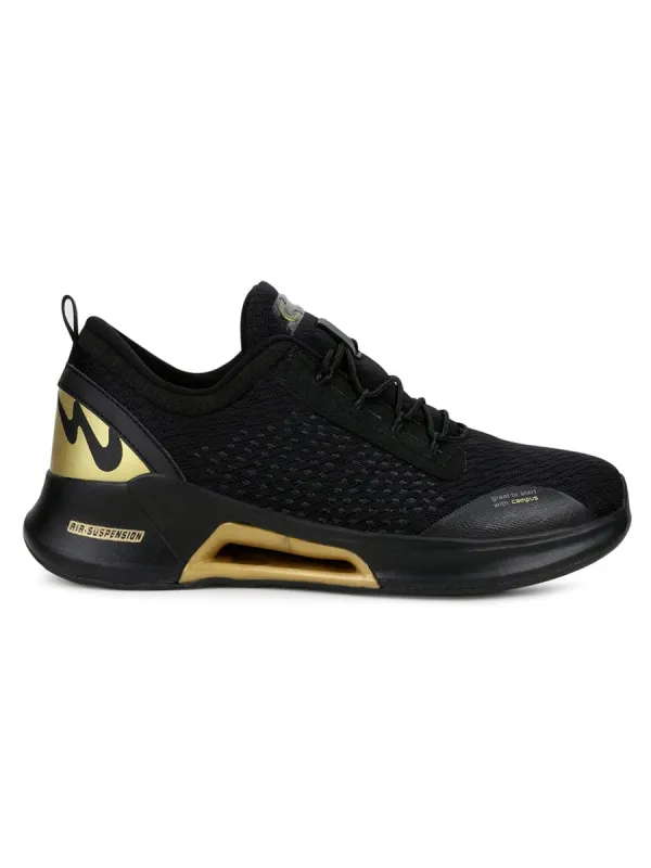 BRAT Black Men's Running Shoes sold by Campus Shoes