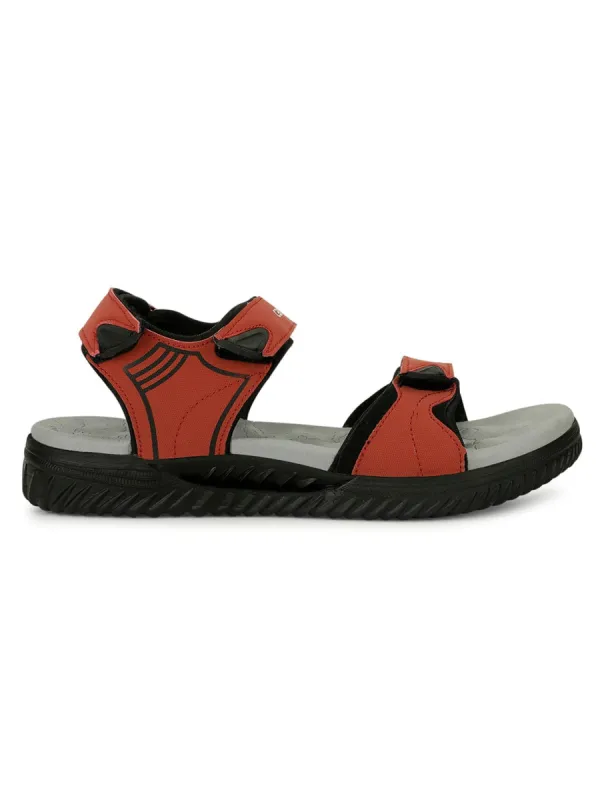 SD-PF023 Maroon Men's Sandals sold by Campus Shoes