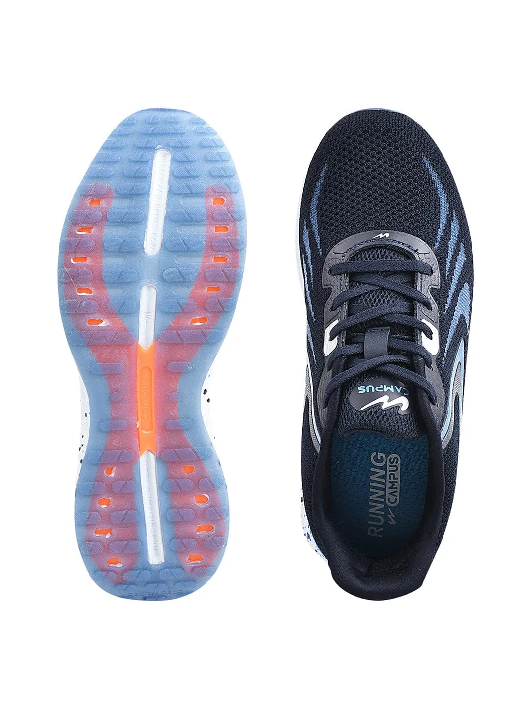 SWITCH Navy Men's Running Shoes sold by Campus Shoes product image thumbnail 4