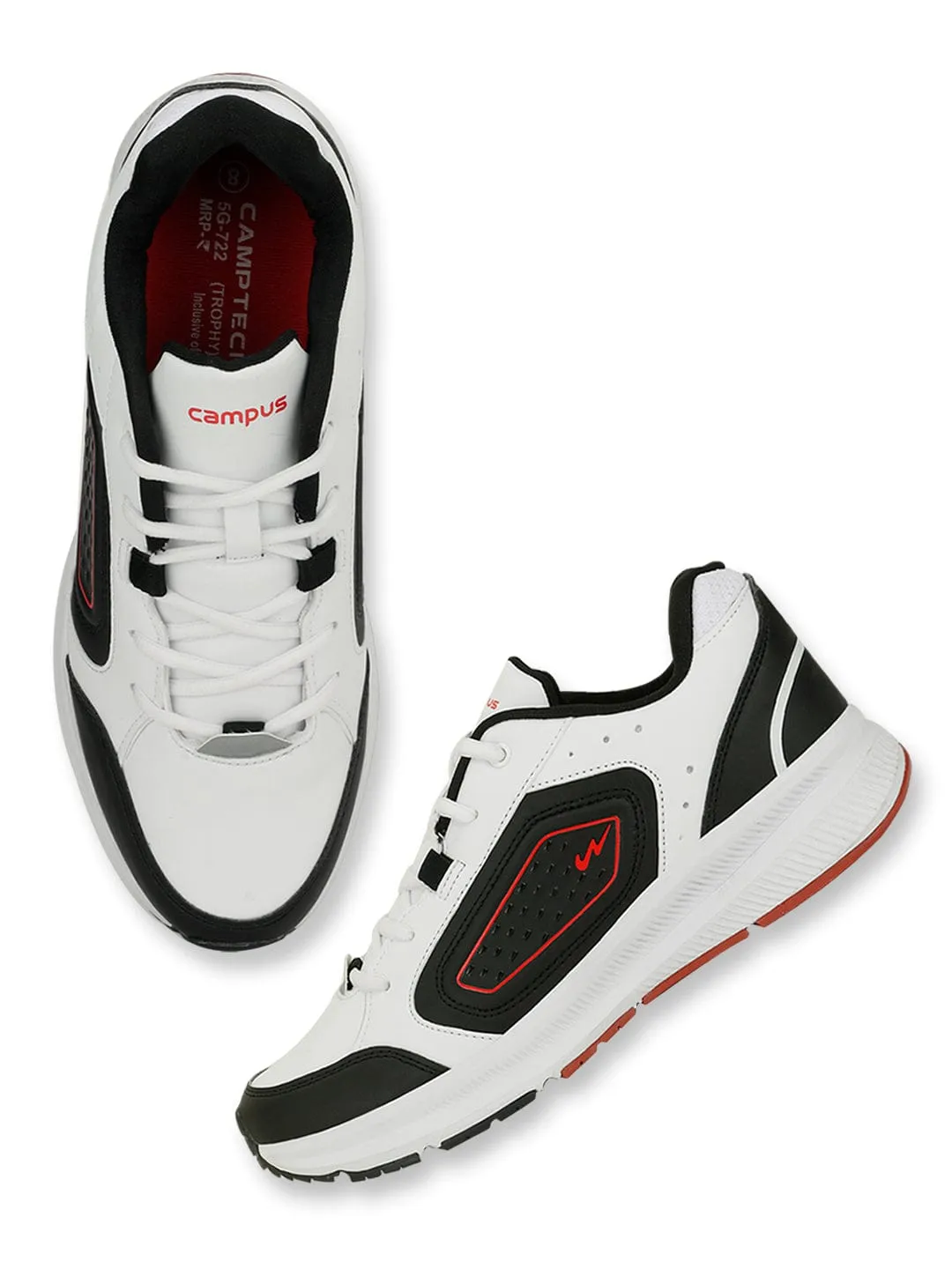 TROPHY Black Men's Sneakers sold by Campus Shoes product image thumbnail 2