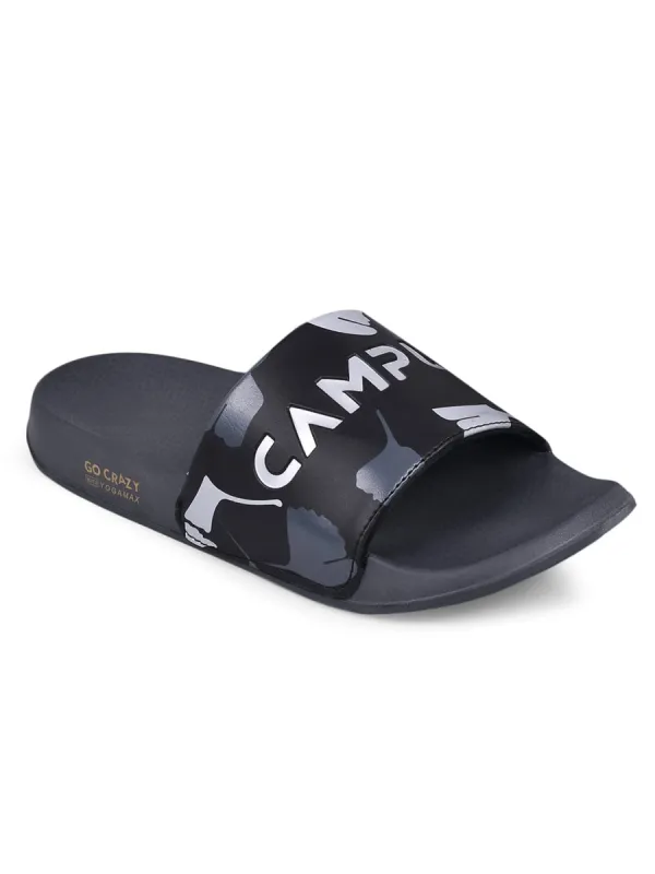 SL-433 Black Men's Slides sold by Campus Shoes