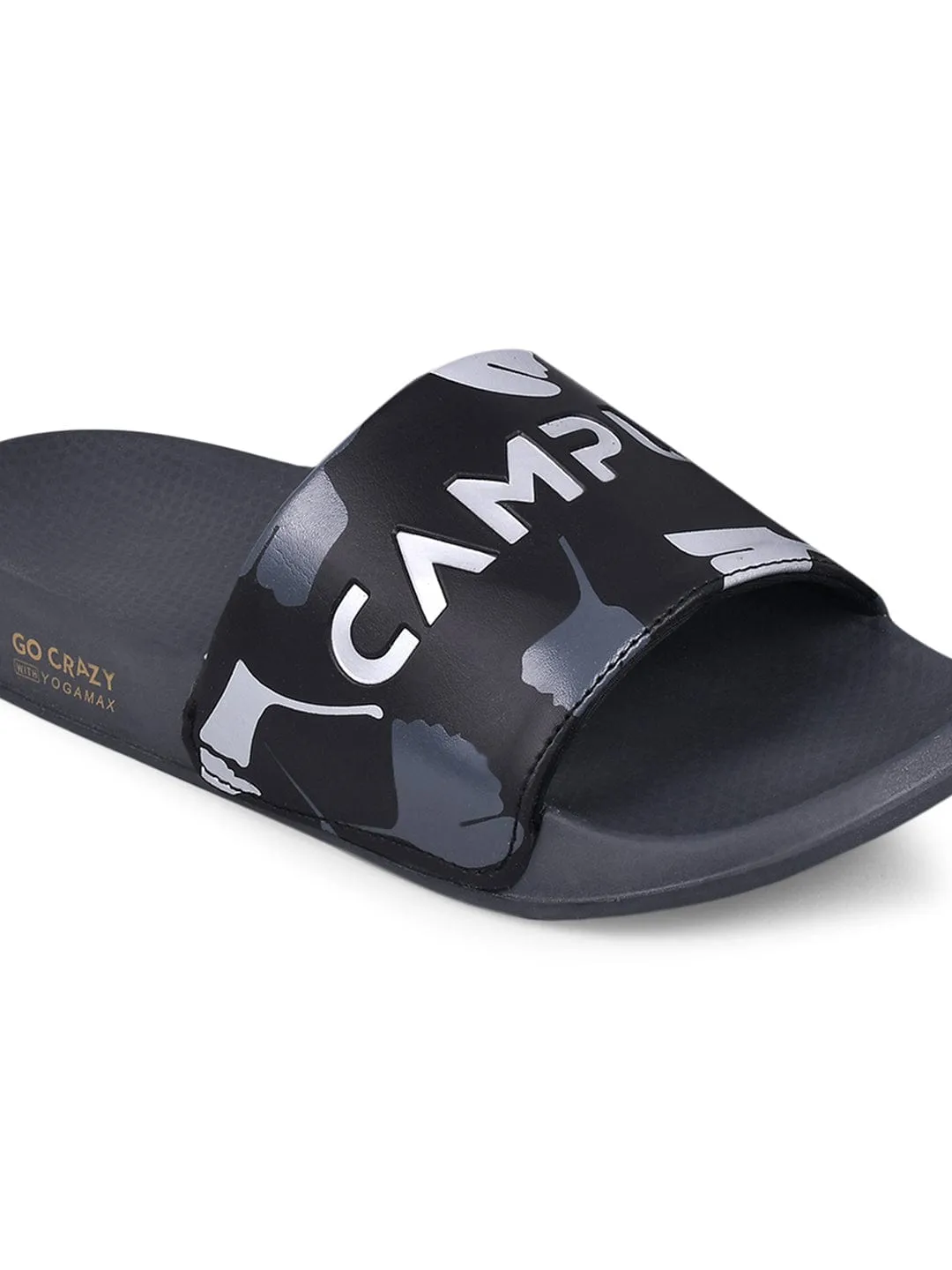SL-433 Black Men's Slides sold by Campus Shoes product image thumbnail 4
