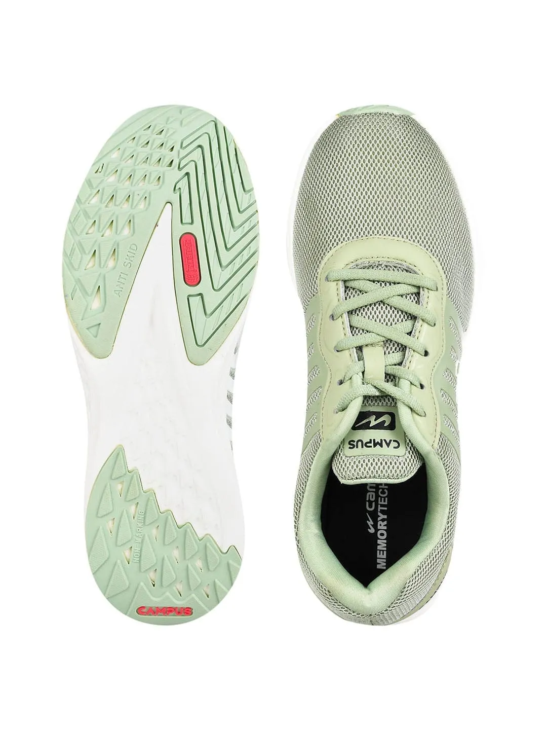 CAMP-NAAZ Green Women's Running Shoes sold by Campus Shoes product image thumbnail 5