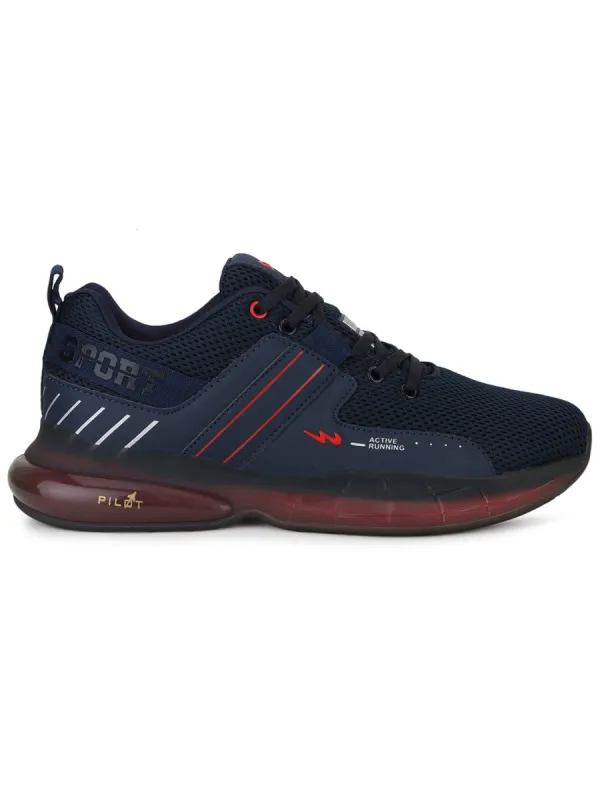 PILOT-3 Navy Men's Running Shoes sold by Campus Shoes