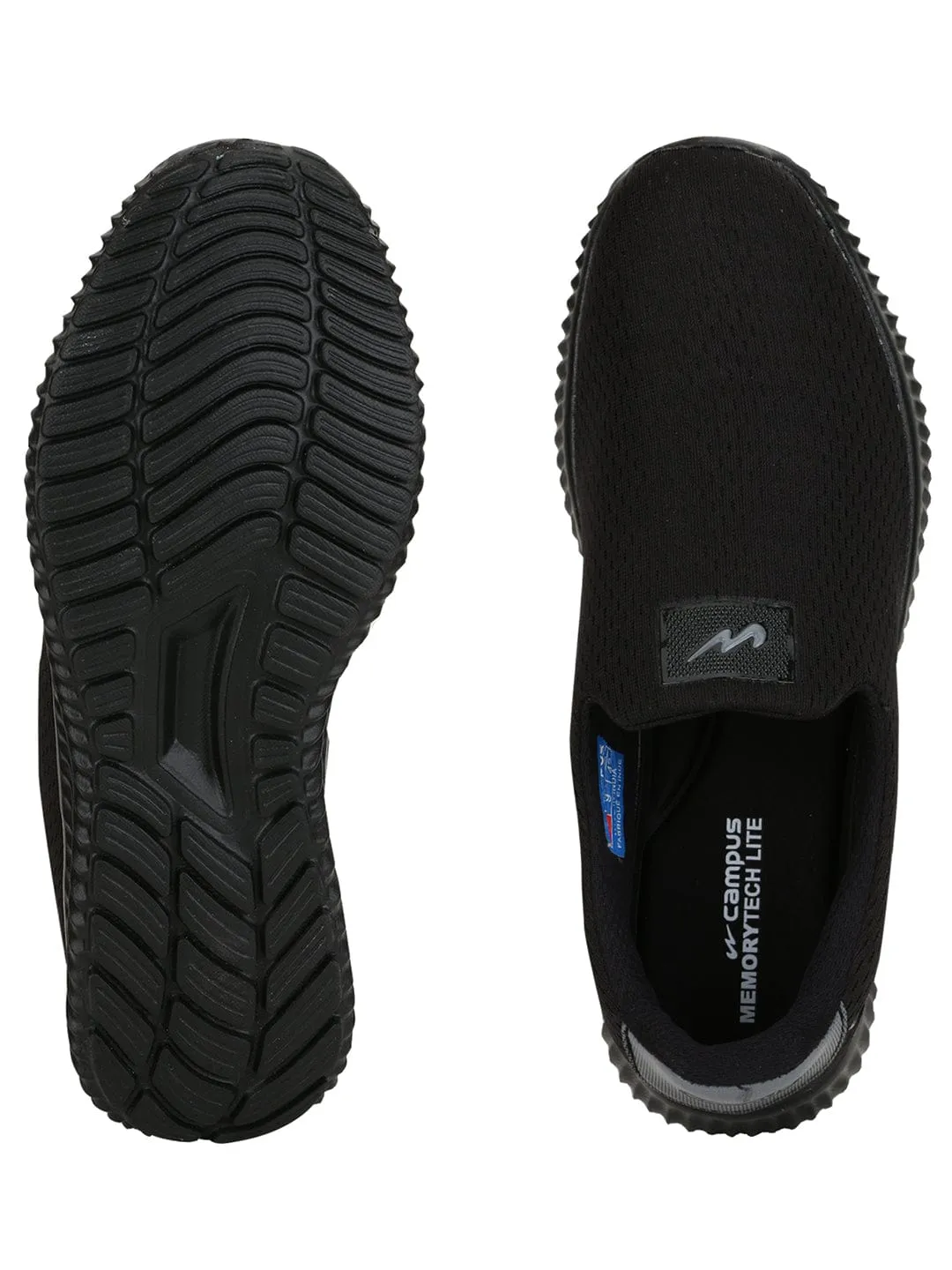 OXYFIT N Black Men's Walking Shoes sold by Campus Shoes product image thumbnail 4