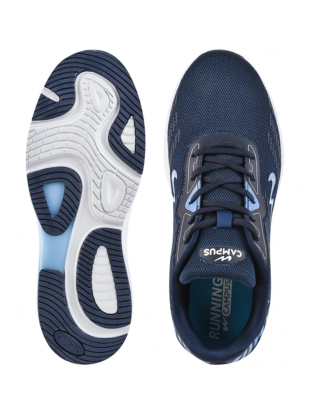 CAMP-EDGE Navy Men's Running Shoes sold by Campus Shoes product image thumbnail 4