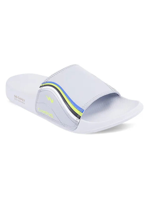 SL-417A Grey Men's Sliders sold by Campus Shoes
